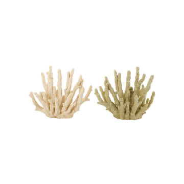 Figura de coral de poliresina 20x10x17 cm