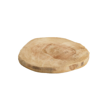 Rodaja de madera de teca 8x2 cm