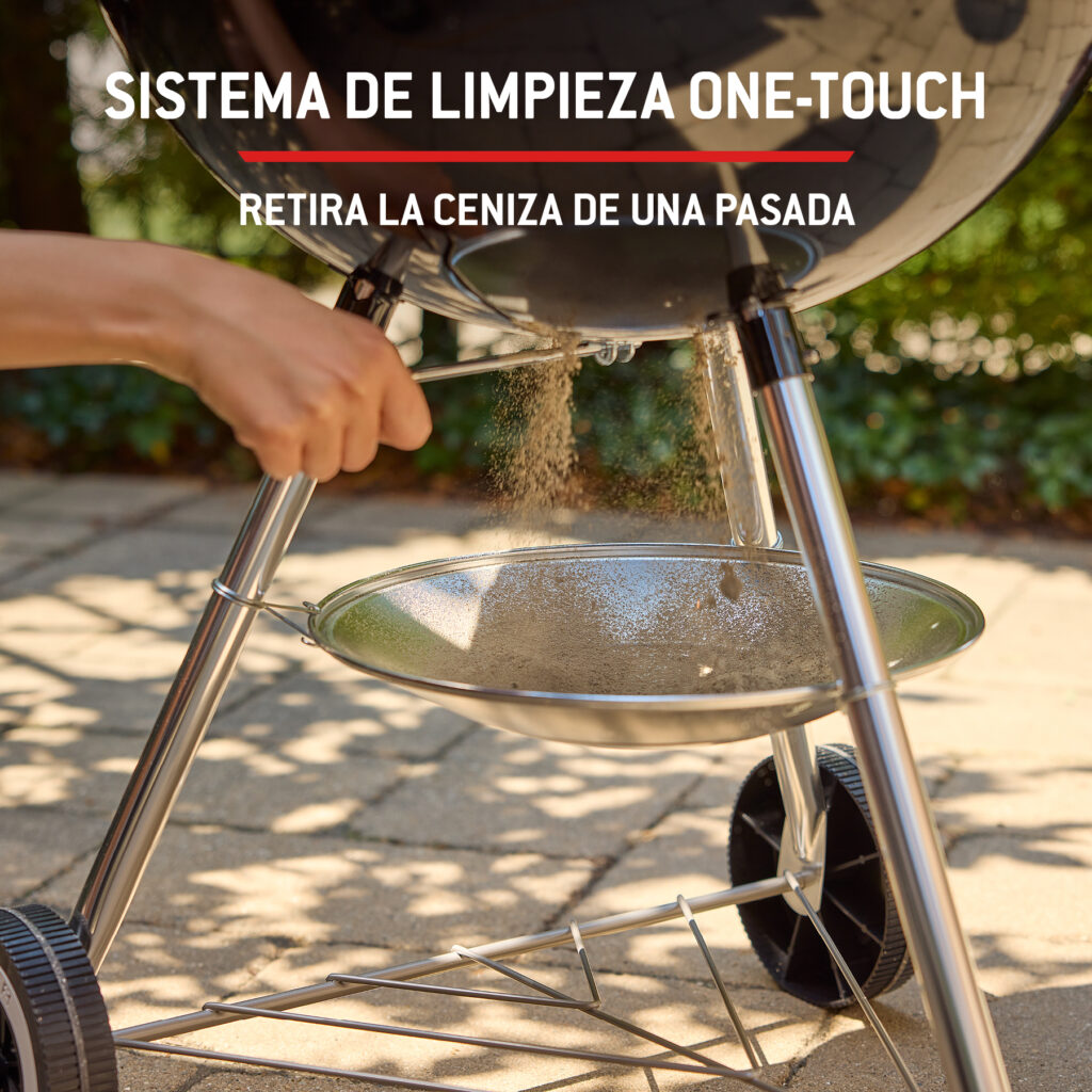 Sistema de limpieza One-Touch en barbacoa