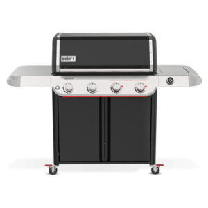 Barbacoa de gas de acero inoxidable con ruedas
