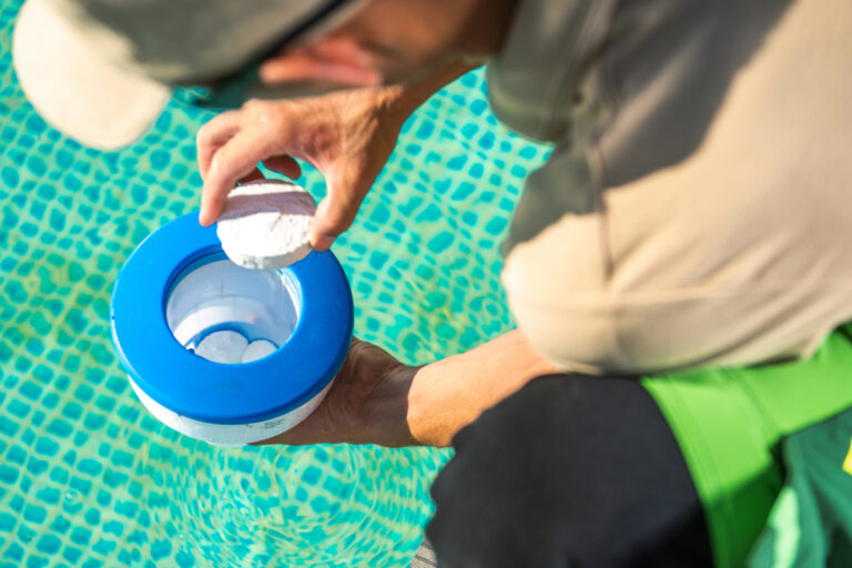 swimming pool chemical dispenser