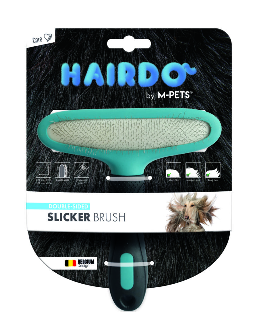 m pets 10105799 hairdo double sided slicker brush #01.indd